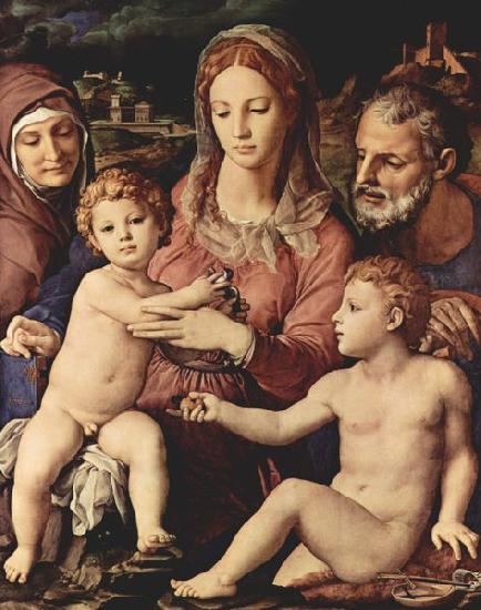 Angelo Bronzino Anna und Johannes dem Taufer